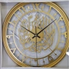 Black hollowed-out Arabic calligraphy wall clock Specification image